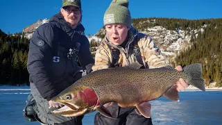 Early Ice Fishing for my Biggest Trout Ever!