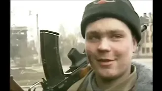 САШКА РАЗВЕДЧИК разрушенный Грозный при штурме 1995 армия России Первая Чеченская кампания