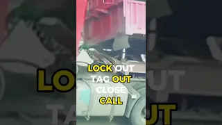 😳LOCK OUT TAG OUT ERROR😳 #east2westsafetyplus #close #shortvideos #shorts #short #crazy #closecall