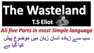 The Waste Land SummaryIIIn UrduIIHindiIIAll five Parts