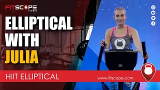 Beginner Elliptical Workout: Intro to HIIT Elliptical Machine | Fitscope Studio