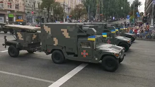 Генеральная репетиция военного парада в Киеве (22.08.2021)