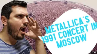 I CANT BELIVE THIS !! Metallica - Enter Sandman Live Moscow 1991 HD REACTION