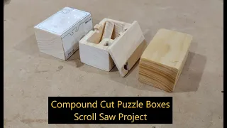 Compound Cut Puzzle Box, Scroll Saw Project