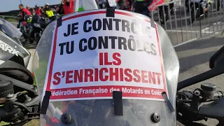 Manifestation contre le Contrôle Technique moto, Bordeaux 26 novembre 2022