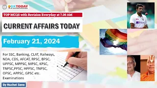 21 FEBRUARY 2024 Current Affairs by GK Today | GKTODAY Current Affairs - 2024