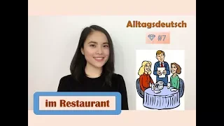 Alltagsdeutsch 💎 #7 - Im Restaurant I Giao tiếp trong nhà hàng (A1 - A2)