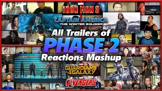 All Trailers of Marvel PHASE 2 Reactions Mashup (Iron Man 3, Winter Soldier, Avengers Age of Ultron)