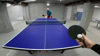 НАСТОЛЬНЫЙ ТЕННИС ОТ ПЕРВОГО ЛИЦА | PING PONG FIRST PERSON | TABLE TENNIS | MY TRAINING WAY | EP 2