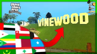 استبدال لوحة VINEWOOD بـ11 دولة عربية (جزء 3) 🔥 في GTA San Andreas