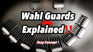 GUIDE FOR WAHL GUARDS | LEARNING AND UNDERSTANDING CLIPPER GUARDS | HOW TO USE THE LEVER TO FADE |