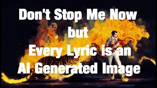 Don't Stop Me Now | But Every Lyric is an AI Generated Image