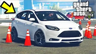 РЕАЛЬНАЯ ЖИЗНЬ В GTA 5 - СДАЕМ НА ПРАВА В АВТОШКОЛЕ НА FORD FOCUS ST⚡ГАРВИН