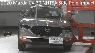 2020-2021 Mazda CX-30 NHTSA Side Pole Impact