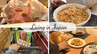 Nisshin Cup Noodle Museum, buy groceries, tomato sparerib for dinner | japan vlog