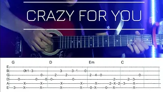 Crazy For You - Madonna (Guitar Fingerstyle) Tabs and Chords