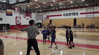 3/4th grade Sharks vs Hoop Code 9U Black 04-27-2024 1st half