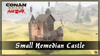 HOW TO BUILD A SMALL NEMEDIAN CASTLE [SPEED BUILD] - CONAN EXILES