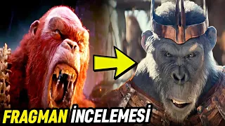 Skar King Ölmez Şekil Değiştirir! Kingdom of the Planet of the Apes Yeni Fragman İncelemesi