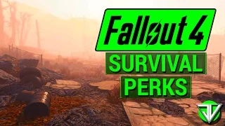 FALLOUT 4: Top 5 More Useful PERKS in New SURVIVAL MODE! (New Ways to Use Old Perks)