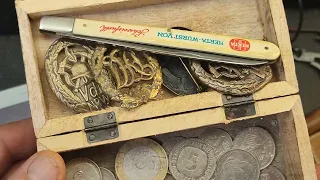 Золото, серебро , монеты и раритеты найденные мной за  прошлый год. Мои находки на свалке в Германии