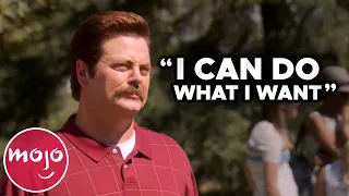 Top 10 Times Ron Swanson was a Savage on Parks and Recreation