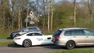 Mercedes AMG GT S INSANE FLYBY