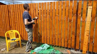 27. Wood Fence/Деревянный забор