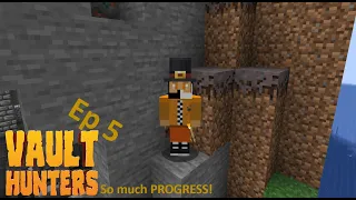 So much more PROGRESS! | Minecraft Vault Hunters ep 5