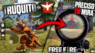 HAGO EL "TRUQUITO" USANDO PRECISO EN MIRA DE ESTA MANERA *NO DURÓ NI 2 SEGUNDOS EN PIÉ* FREE FIRE