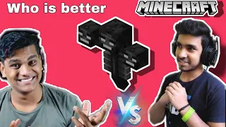 Who kill wither faster in Minecraft Techno gamerz Vs BeastBoyShub