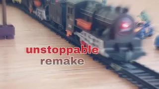 Unstoppable remake |attempt to derail the train|