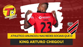 Vidal foi apresentado oficialmente e vai vestir a camisa 23 do Atheltico