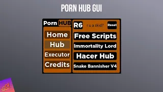 Porn Hub GUI | Roblox SS Script Showcase
