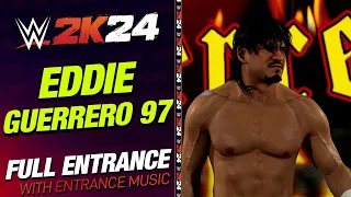 EDDIE GUERRERO 97 WWE 2K24 ENTRANCE - #WWE2K24 EDDIE GUERRERO 97 ENTRANCE THEME