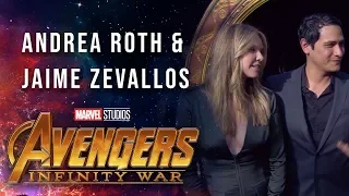 Andrea Roth and Jaime Zevallos Live from the Avengers: Infinity War Premiere