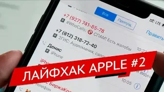 Лайфхак Apple #2: Определение номера на iPhone