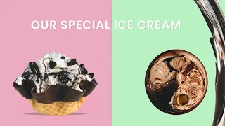 Motion graphics | Ice cream Motion graphics | Ice cream Advertising video