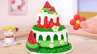 Cocomelon Cake 🍉 So Fresh Miniature Watermelon Cake Decorating | 1000+ Miniature Ideas Fondant Cake
