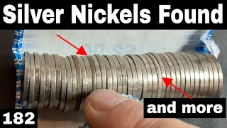 Lots of Silver Nickels Found - Nickel Hunt and Album Fill 182