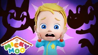 Scared of the Dark Song | Scary Shadows Song | Micky Moo Nursery Rhyme & Kids Songs