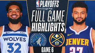 NUGGETS vs TIMBERWOLVES FULL GAME 6 HIGHLIGHTS | May 16, 2024 | 2024 NBA Playoffs Highlights Today