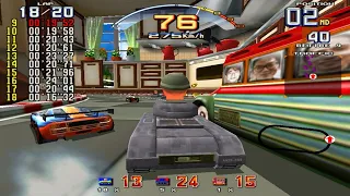 Scud Race Plus - Sega Model 3 - Super Beginner - "Tank" - Grand Prix Mode - Full Race