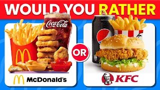 Would You Rather...? FAST FOOD Edition 🍔🍟