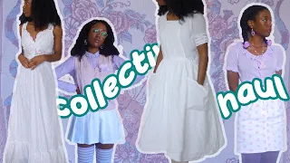 a collective spring try-on haul | some thrifted, some cottagecore(??)