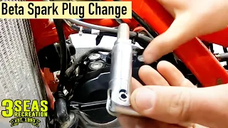 Spark Plug Change, Beta 4 Stroke & 2 Stroke Dirt Bike Motorcycles, Beta USA, 3 Seas Recreation