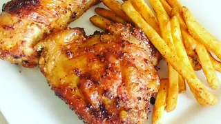 Air Fryer Chicken Legs & Thighs (no flour) Cooking With Doug Online Airfryer Cookbook page 2
