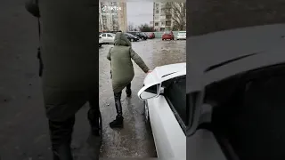 Гололёд в Киеве