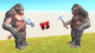 Kong VS Kong Animal Revolt Battle Simulator ESCAPE FROM ALIEN T-REX - LAST SURVIVOR - UPHILL COURSE