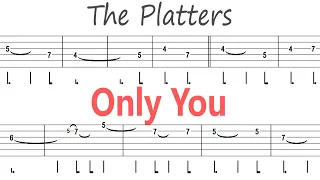 The Platters - Only You / Guitar Solo Tab+BackingTrack